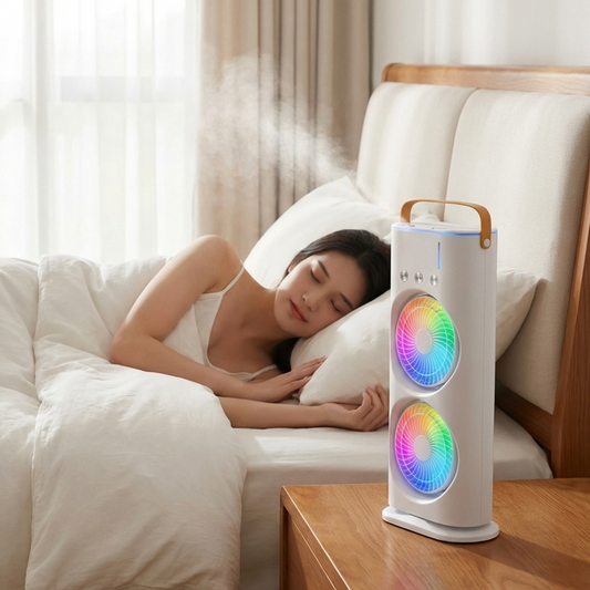 Rechargeable Misting Fan