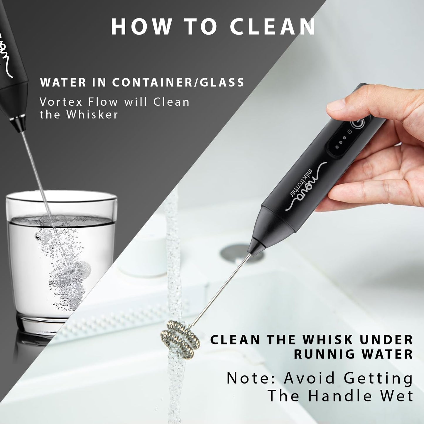 CafeWhisk™ Electric Coffee Frother
