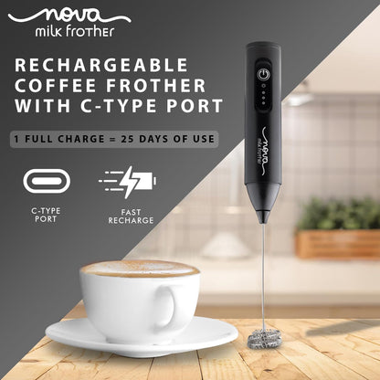 CafeWhisk™ Electric Coffee Frother