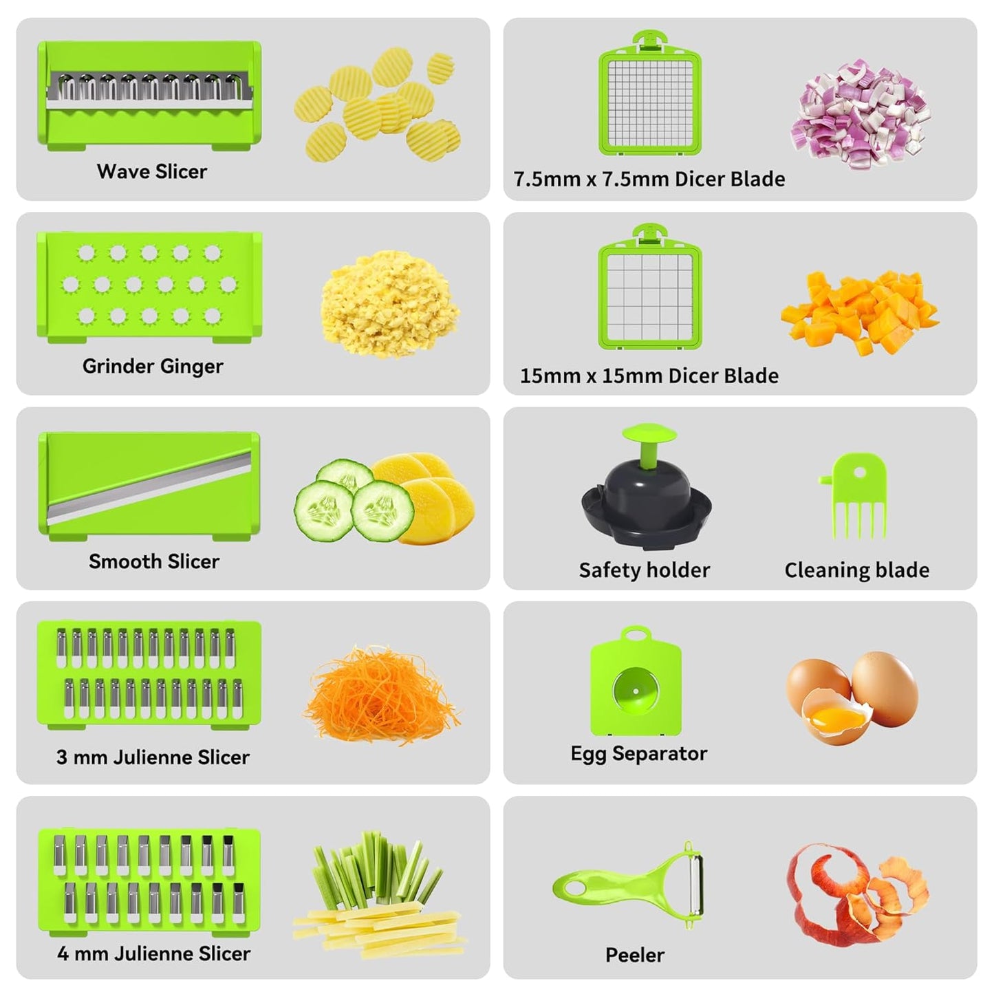 SlicePro™ 15-in-1 Vegetable Chopper & Slicer