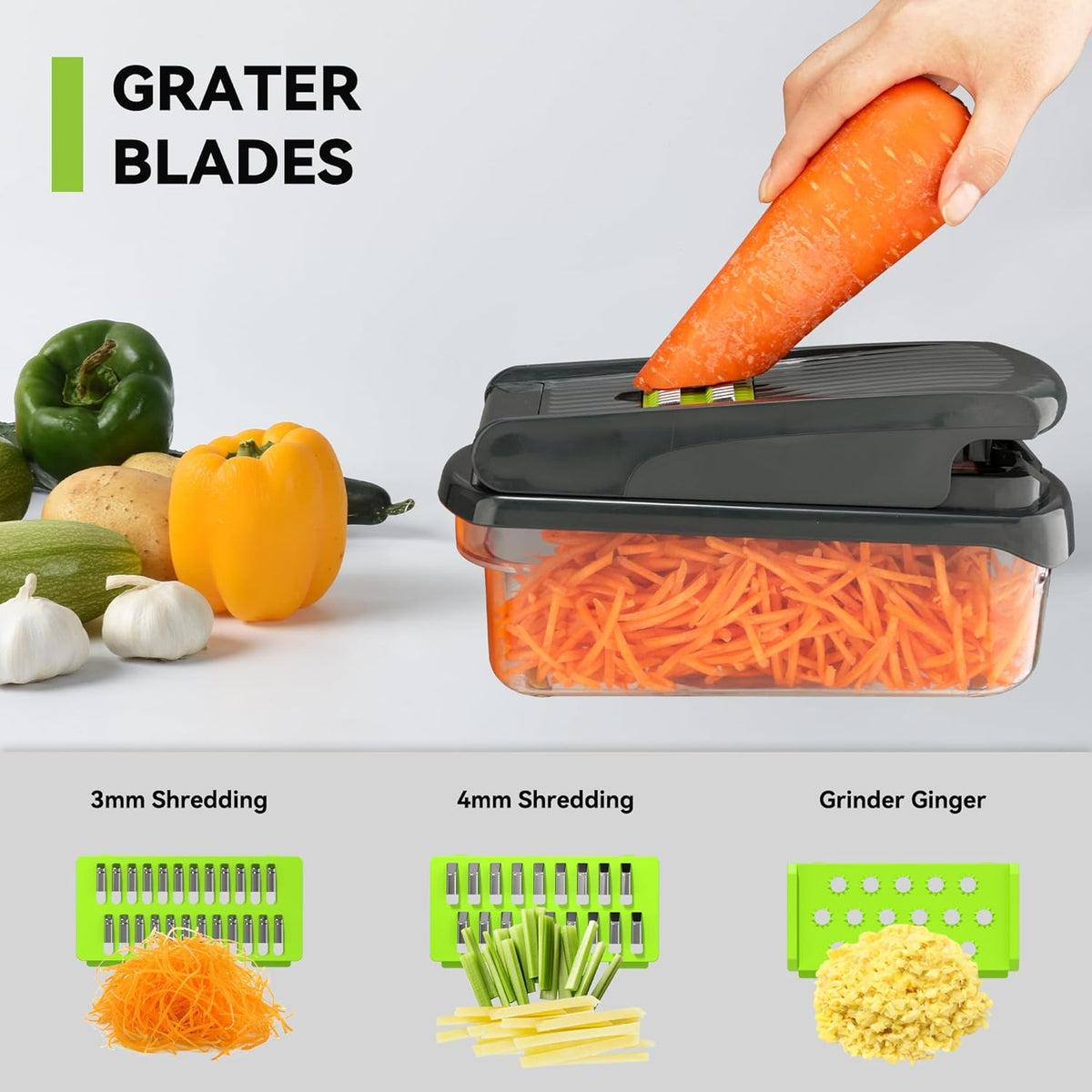 SlicePro™ 15-in-1 Vegetable Chopper & Slicer