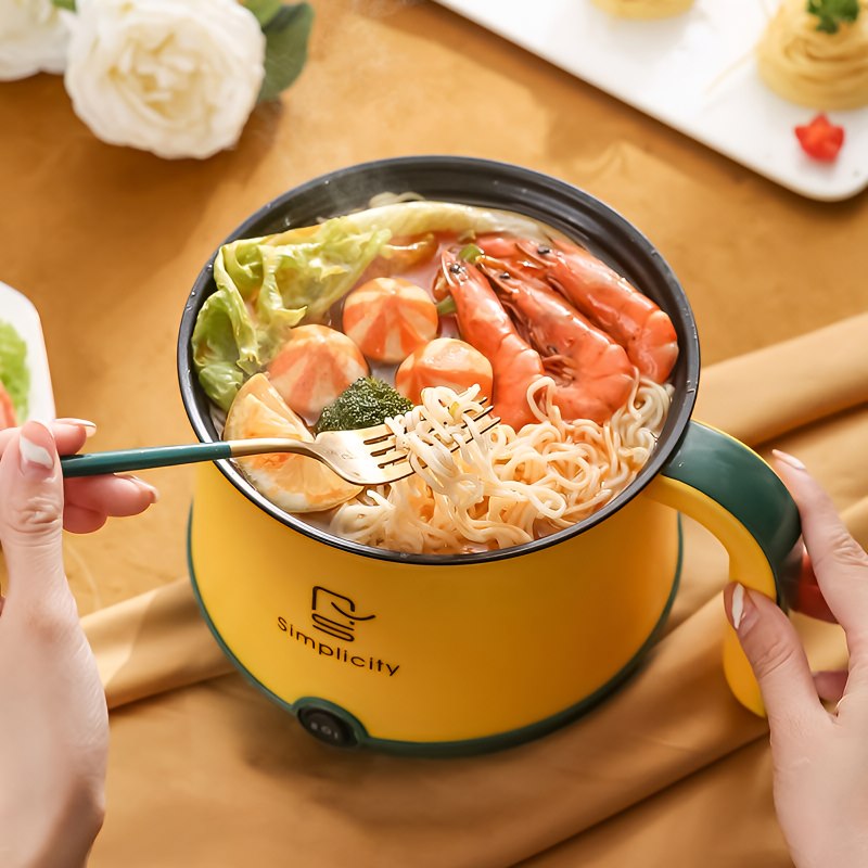Electric Cooking Pot With Steamer