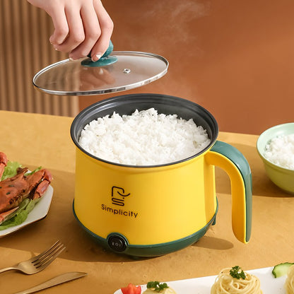 Electric Cooking Pot With Steamer