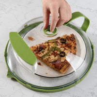 Ventilated Steam-Release Microwave Cover