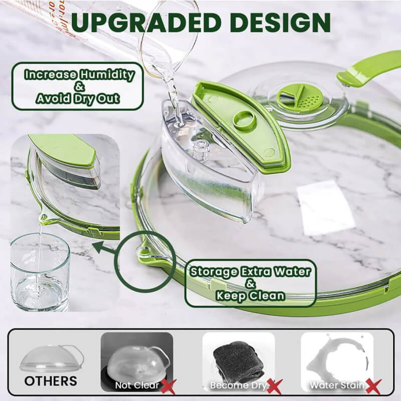 Ventilated Steam-Release Microwave Cover