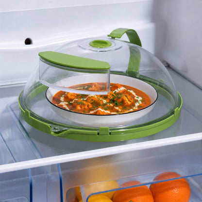 Ventilated Steam-Release Microwave Cover