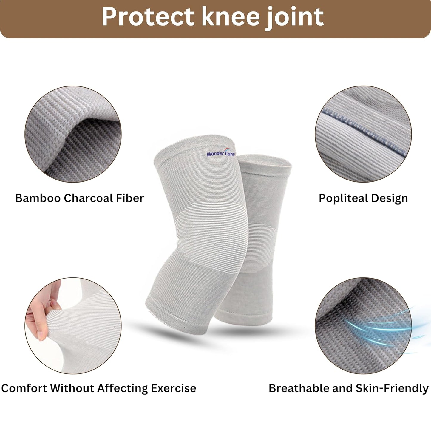 Bamboo Compression Knee Sleeve