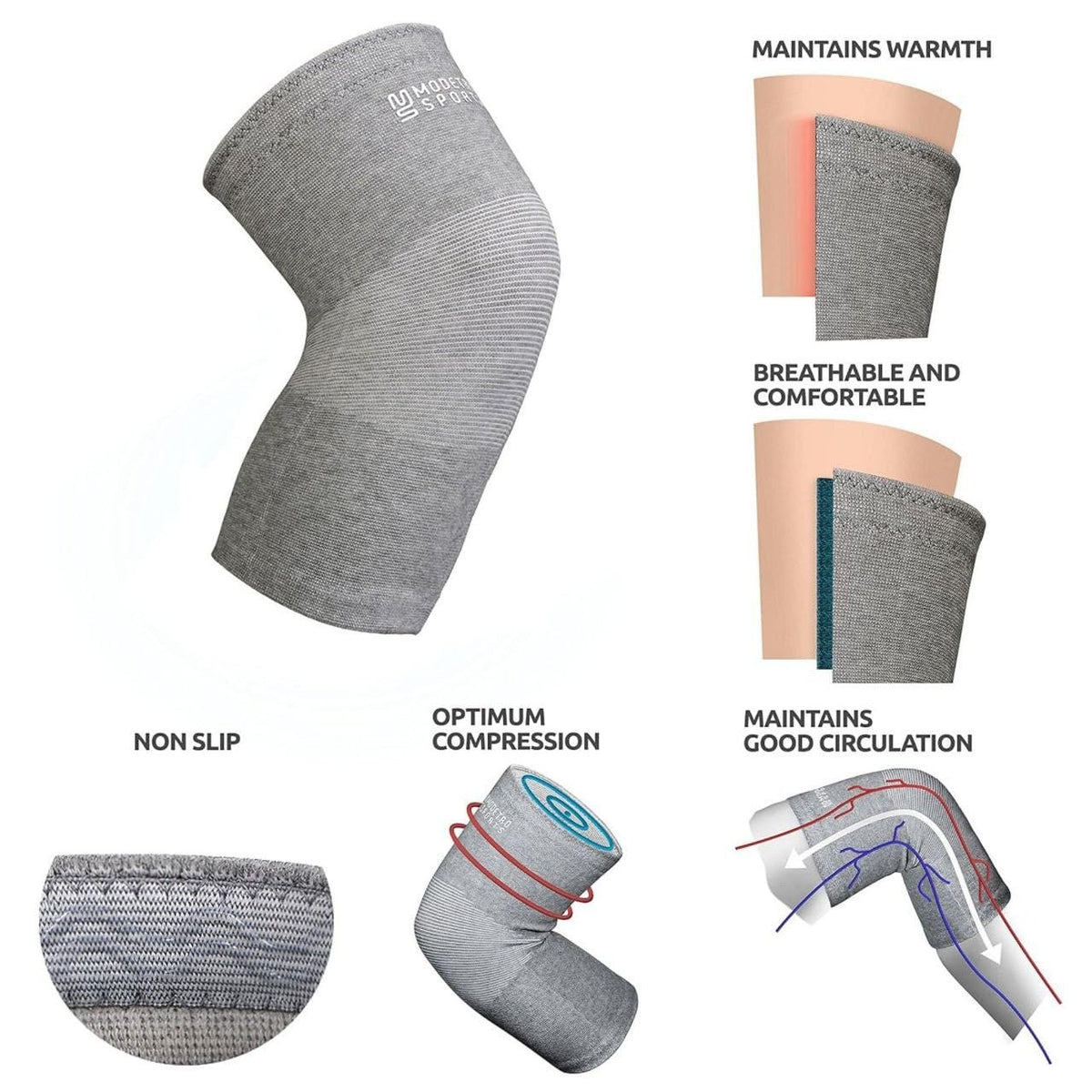 Bamboo Compression Knee Sleeve